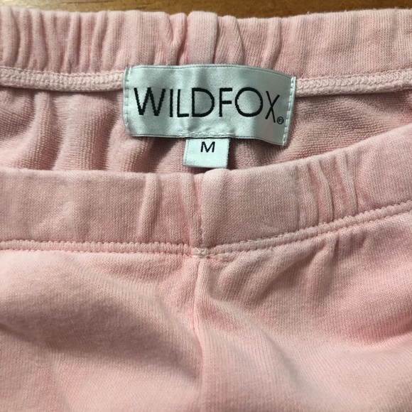 Wildfox Hot Dang Easy Sweats,NWOT, Size Medium, Gossamer Pink, vintage stripe - Picture 6 of 6